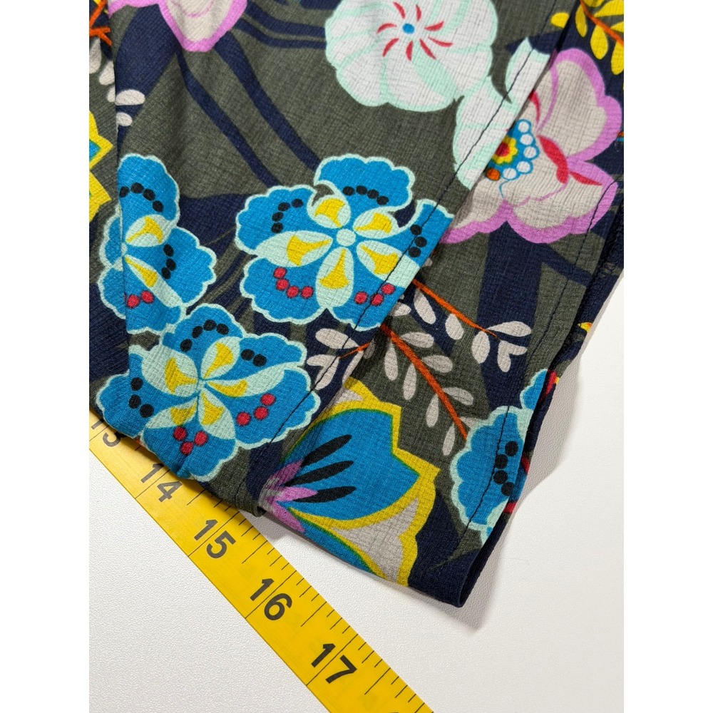 Rachel Rachel Roy Floral Cami Top XXL Blue Tropical Tiered Summer RMUT034510P03 - Picture 5 of 8